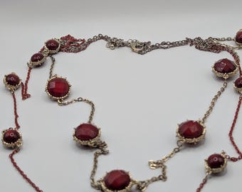 New York Collection Double Stand Necklace
