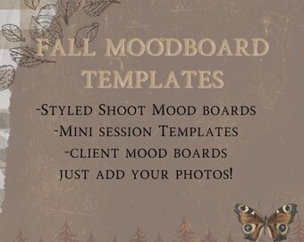 Photography Mini Session Mood Board Canva Template