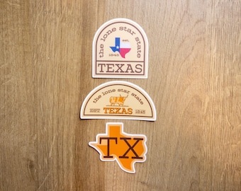 Texas Vinyl Decal | Longhorn Waterproof Laptop Sticker