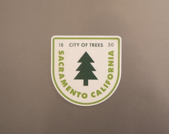 Sacramento, California fridge magnet | City of Trees Magnet