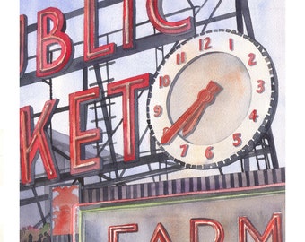 Seattle City Market Clock