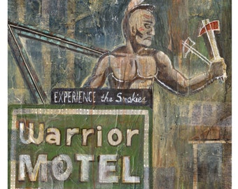 warrior Motel sign