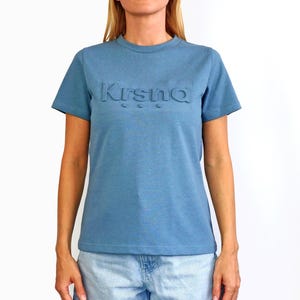 Women 3D KRSHNA/GAURANGA logo T-shirt