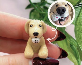 Custom Pet Hipper | Handmade Polymer Clay Stick-On Companion | Pet Loss Memorial Gift