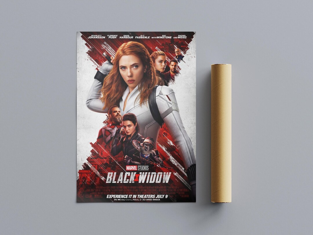 Black Widow Movie Poster Frameless Cinema Wall Art Posters Prints - Etsy