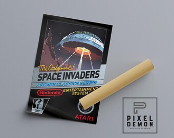 Gaming Wall Art Gamer Posters Retro Video Game Art Poster Prints 025