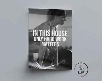 Gym Wall Art Motivational Posters Exercise Poster Workout Prints 055