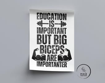 Gym Wall Art Motivational Posters Exercise Poster Workout Prints 058