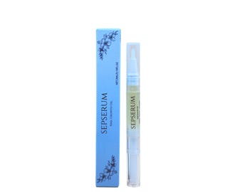 Sepserum's Plant-Based Miracle Organic Nail and Cuticle Pen Made From All Natural Ingredients. Unscented, Natural smell, Cruelty-Free.