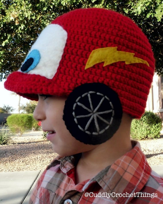 lightning mcqueen beanie