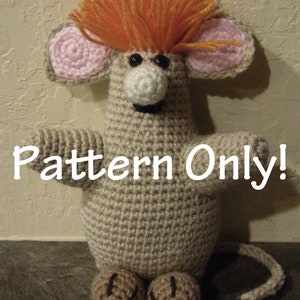 DIY Pattern - Crochet Warehouse Mouse