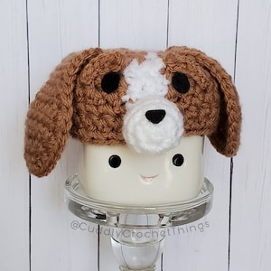 Hound Dog Marshmallow Mug Hat, Rae Dunn Inspired