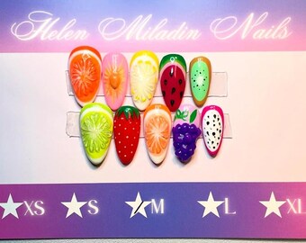 3D Almond Fruit Sculpture: Trendy Gel Design, Size M