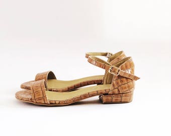 Misha Faux Leather Flat Sandals (Handmade to Order)