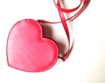 heart shaped purse etsy