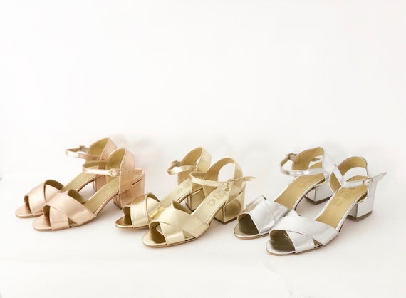 Valentine Criss Cross Heeled Sandals Handmade to order | Etsy