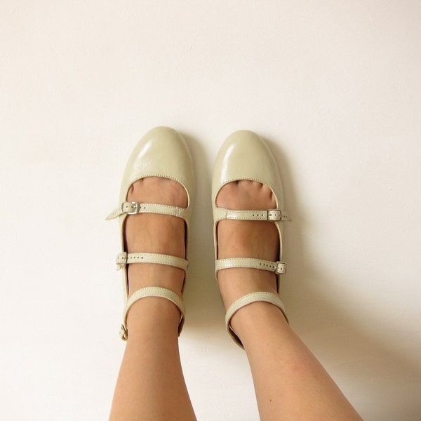 Triple Strap flats