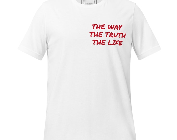 The Way The Truth The Life Unisex staple eco t-shirt