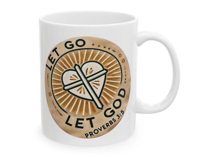 Let Go Let God Ceramic Mug 11oz
