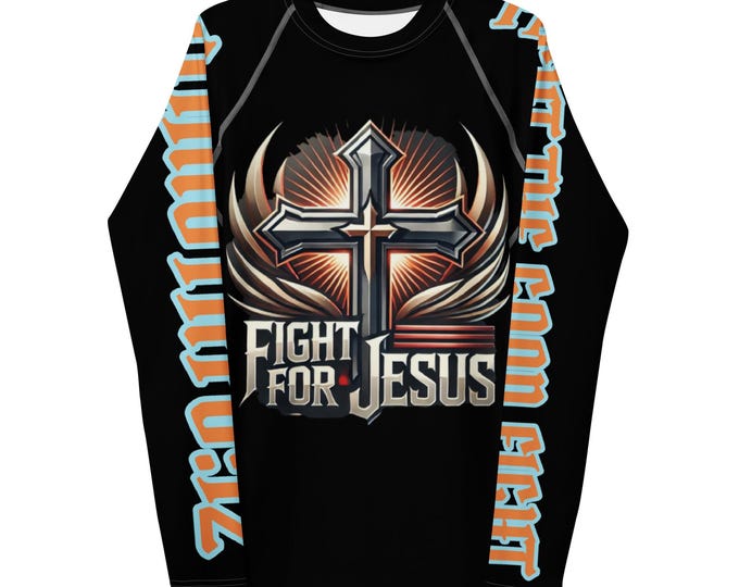 Fight 4 Jesus Men's Rash Guard