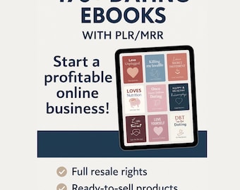 Dating eBooks Bundle (170+): PLR & MRR Resellable Relationship Guides (Digital Download)