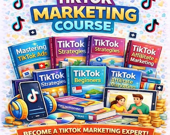 TikTok Marketing Course Bundle | Video Lessons & Strategy Guides (Digital Download)