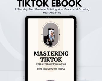 TikTok Marketing Ebook: Grow Brand & Audience + Planner (Digital Download)