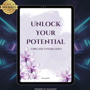 Personal Growth Ebook + Printable Planner BUNDLE | Self-Improvement Guide | Goal Setting & Productivity | Transform Your Life