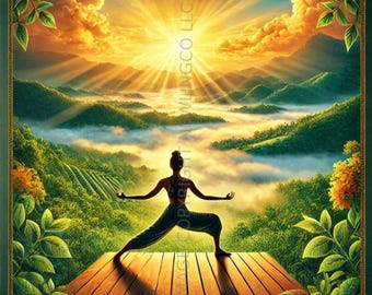 Sunrise Yoga Serenity Poster 2