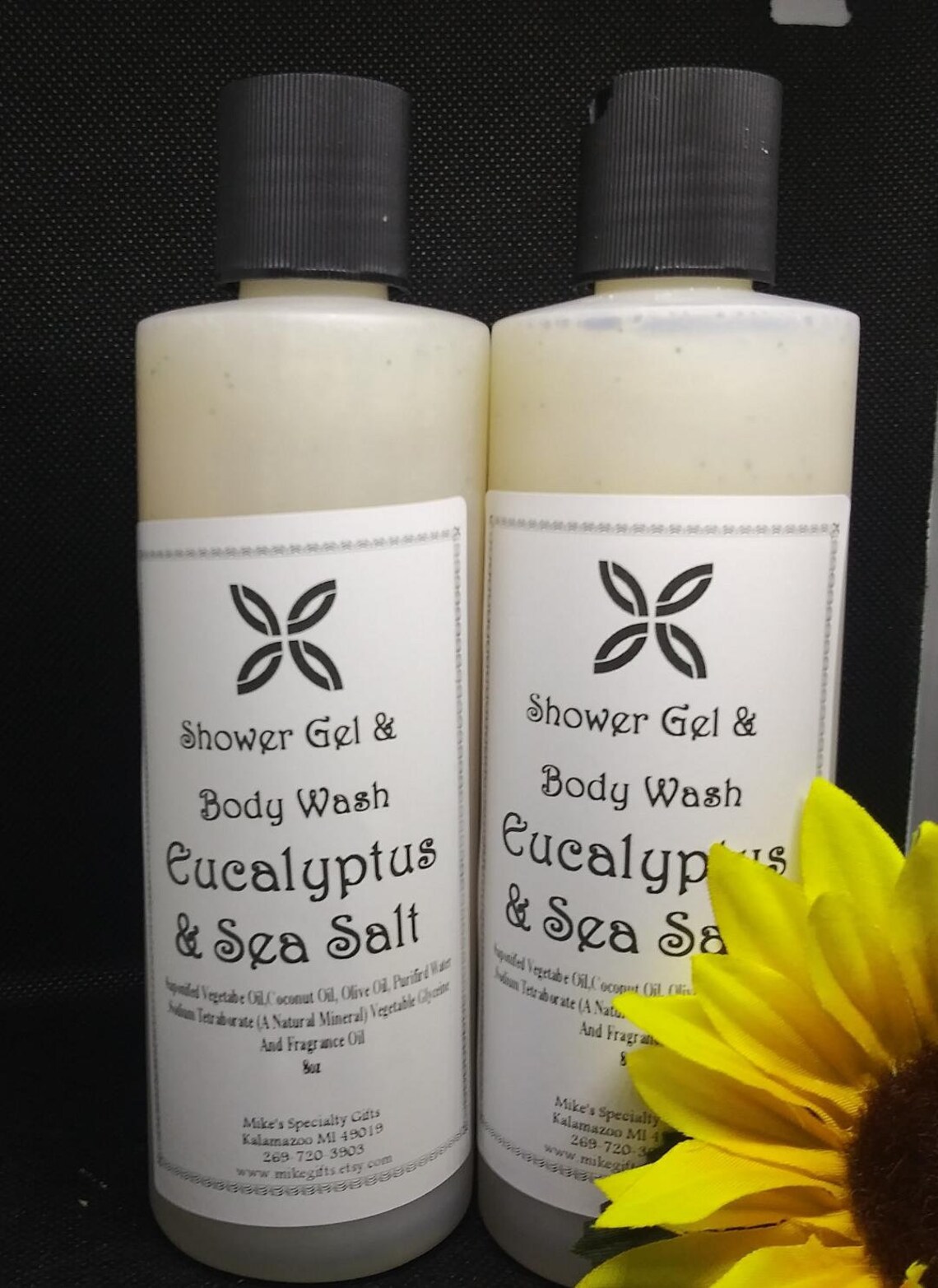 Eucalyptus & Sea Salt Exfoliating Body Wash Etsy