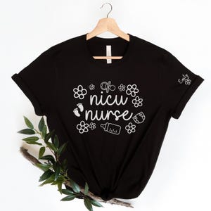Personalized NICU Nurse Shirt, Neonatal Nurse Tee Gift, Custom Name Nursing School Shirt, RN Nurse T Shirt, New Grad Nurse Gift Tee