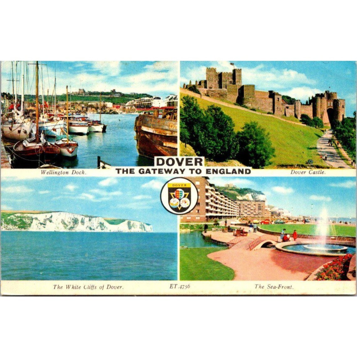 Dover Gateway to England vintage postcard  Etsy