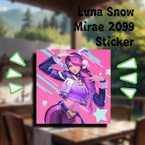 Luna Snow Mirae 2099 Skin Cute Anime Sticker