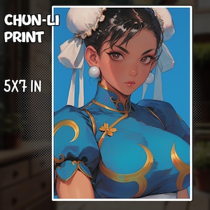 Chun-Li Street Fighter 5x7 Art Print