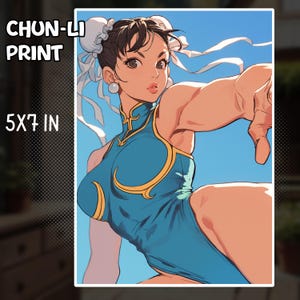Chun-Li Street Fighter 5x7 Art Print
