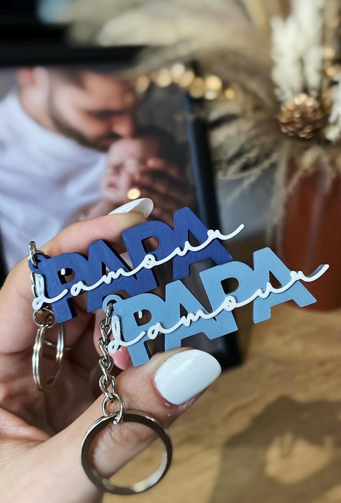 Love Dad Keychain