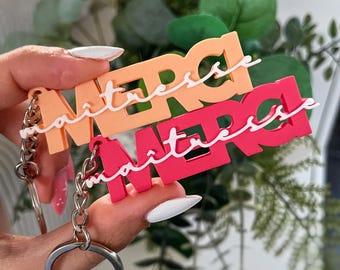 Thank you teacher keychain