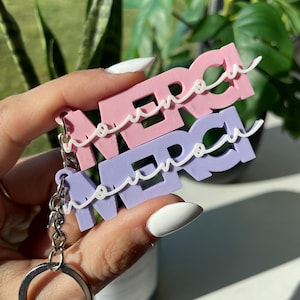 Porte clé Merci Nounou