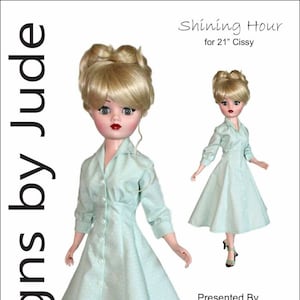 PDF Shining Hour Doll Clothes Sewing Pattern for 21&quot; Cissy Dolls Tonner