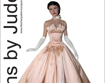 Dance with Me Gown Clothes Sewing Pattern 16.5/" RTB101 Body Claire Rayne Tonner