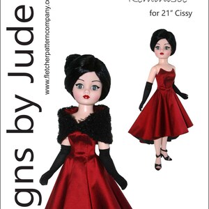 PDF Reminisce Doll Clothes Sewing Pattern for 21&quot; Cissy Dolls Madame Alexander
