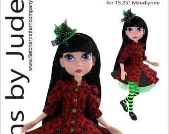 Flirty Pattern for 15.25" Maudlynne Macabre Dolls Tonner