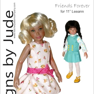 11インチ リーアン人形用フレンズ フォーエバー人形服縫製パターン