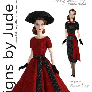 PDF Going Shopping Doll Clothes Sewing Pattern for Fashion Royalty East 59th Dolls Integrity