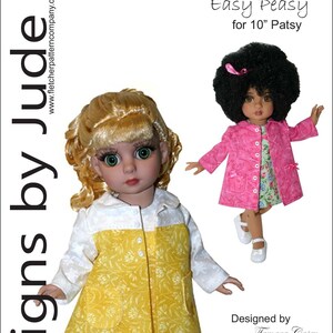 Easy Peasy Dress Pattern for 10&quot; Patsy and Ann Estelle Tonner
