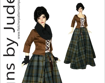 PDF Scottish Claire Outlander Pattern for 45.5cm Iplehouse FID