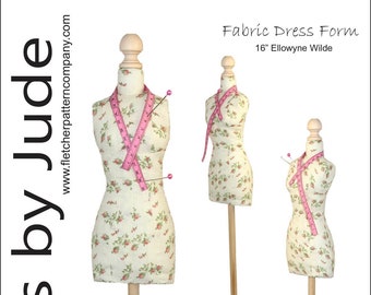PDF Fabric Dress Form Sewing Pattern for 16" Original Ellowyne Wilde Dolls Tonner