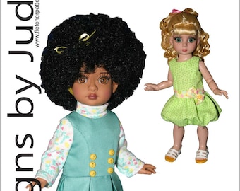 PDF Friends Forever Doll Clothes Sewing Pattern for 10" Patsy and Ann Estelle Tonner