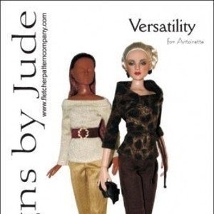 PDF Patrón de costura de ropa de muñeca de versatilidad para muñecas Cami & Antoinette de 16" Tonner