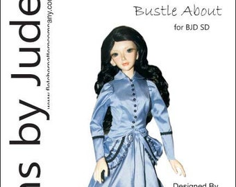 PDF Bustle About Victorian Pattern for 1/3 Female Den of Angels SD BJD Dolls